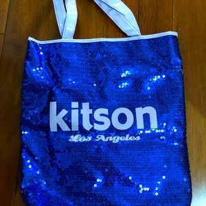 Kitson sequined tote